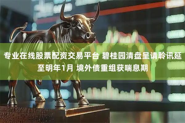 专业在线股票配资交易平台 碧桂园清盘呈请聆讯延至明年1月 境外债重组获喘息期